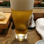 三桝家 - 生ビール