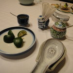 日の出 - 調味料は好みに応じて、すだち、柚胡椒、一味唐辛子