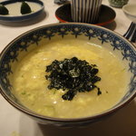 日の出 - 桑名の海苔がかかった雑炊