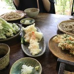 蕎麦と料理　ら - 天婦羅3種