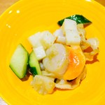 一碗水 - イタヤ貝の実山椒ソース和え