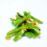 一碗水 - 芝桜エビと三度豆の炒め