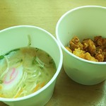 PLAZA PREMIUM LOUNGE MALAYSIA THE BAR - 1804_PLAZA PREMIUM LOUNGE MALAYSIA THE BAR(KLIA2)_MISO RAMEN@Free(rounge)、Asahi Draught Half Pint@36RM