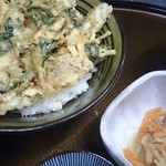 かき揚げ天丼