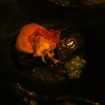 魚菜 由良 - ナスの煮浸し合鴨添え