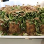 元気玉 - ネギタコの塩(横から)