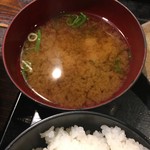 鶏魚Kitchenゆう - 味噌汁 (´∀｀*)