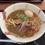 らーめん仙代 - 旨辛3倍燻製煮干し醤油 ¥820 煮卵サービスデー