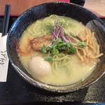らーめん仙代 - 鶏白湯塩 ¥780 煮卵サービスデー