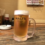 百 - 生ビール216円