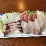 七番地 - 刺し身盛り3人分