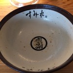 すみれ - 感謝マークのどんぶり