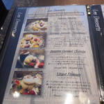 ピエールプレシュウズ - スイーツメニュー１