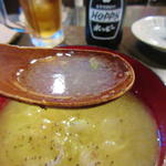 わらじ - 濃厚な鶏の出汁