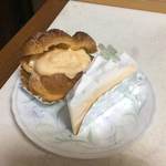 ガトーソレイユ - シュークリーム・レアチーズケーキ