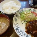 タイガー - '18/05/19 ハンバーグ定食（税込880円）