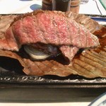 合掌レストラン 大藏 - 黒毛和牛薄切りカットステーキランチ