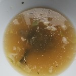 恂喰 倭楽 - 福の鯛ラーメンのスープ(2018.05.17)