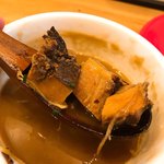 Mari iida - 【2018年03月】つけsoba、つけ汁の中の具。