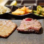 焼肉 銀座コバウ - 上タン塩 、ランプ