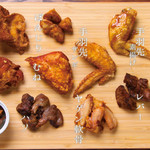 Assortment of all types of chicken