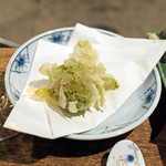 柳家 - ふきのとうの天ぷら