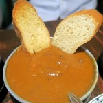 やきとん あかね - もつカレー￥300（バゲット付）