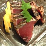 新中国料理 HARAKAWA - ２０１１．７ケンケンカツオの山椒ソース￥６８０