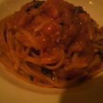 トラットリア タンタボッカ - ワタリガニのリングイネ　トマトクリームソース