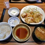 やよい軒 - とり天定食