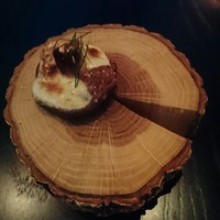 ラ・ボンヌターブル - 厚木椎茸with鮎のなれ鮨クリーム
