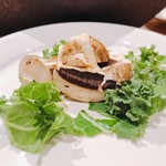 はっこく - 2018.5.  生椎茸とケールはっこくオリジナルマヨネーズソースかけ