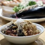 Robatayaki Irori - 肉詰めナスの揚げだし