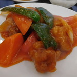 鳳琴樓 - 古老鶏（若鶏の唐揚げ甘酢あえ）