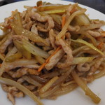 鳳琴樓 - 搾菜肉絲（細切り豚肉と搾菜の炒め）