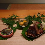 日本料理 幸庵 - 八寸取分け後