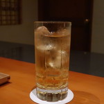 日本料理 幸庵 - ブランデー梅酒のソーダ割り