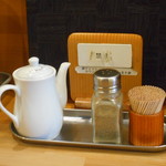 麺屋 極鶏 - 調味料