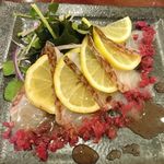 銀座ライオン - 鯛のカルパッチョ 税込1274円