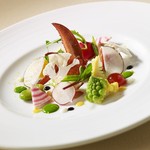Restaurant Brise verte - 彩り鮮やかなオマール海老のサラダ仕立て　アルルカンスタイル