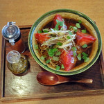 蕎麦 つづら - とまとの冷かけそば