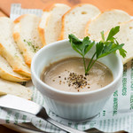 chicken liver and cheese pate