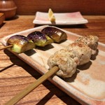 とり喜 - 小なす + つくね