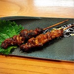 小魚料理 とみ助 - 鰻の肝串は乙な一品です(o^^o)