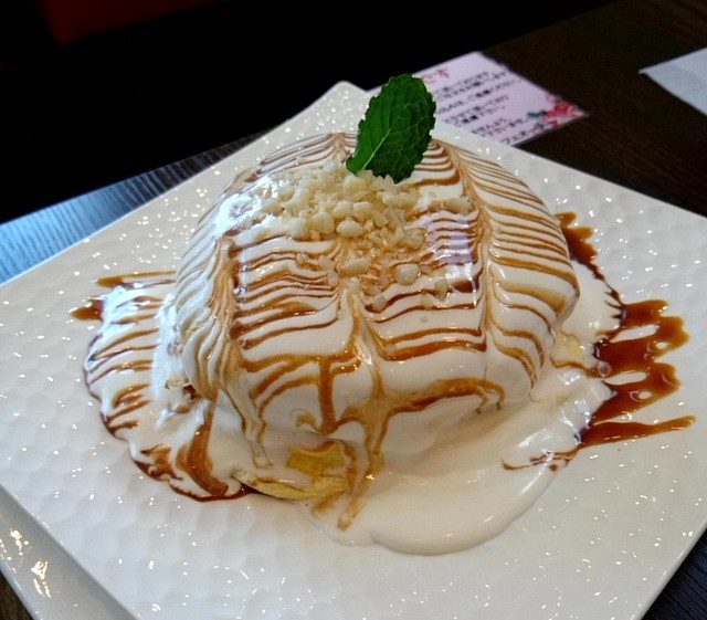 ホワしゅわ が美味しいパンケーキ By にやさん ハナハナカフェ 新守谷 カフェ 食べログ