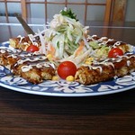 Okonomiyaki Naniwa - サラダ付お好み焼