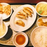 中国料理 季香園 - 焼き餃子セット 800円