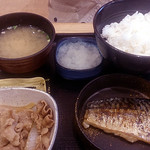 Yoshinoya - 塩鯖定食