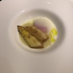 Restaurant27 - ホワイトアスパラ 温泉卵のせ