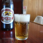 魚料理 ホノルル食堂 - キリンラガービールの中瓶